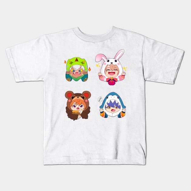 Obey me chibi onesie Mix Kids T-Shirt by Petites Choses